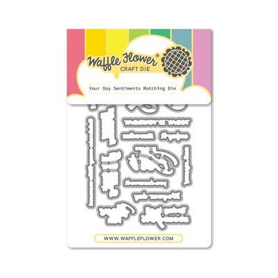 Waffle Flower Dies - Your Day Sentiments