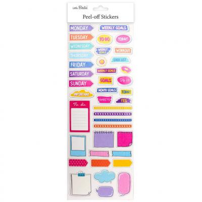Little Birdie Peel Off Foil Stickers - Weekly Goals