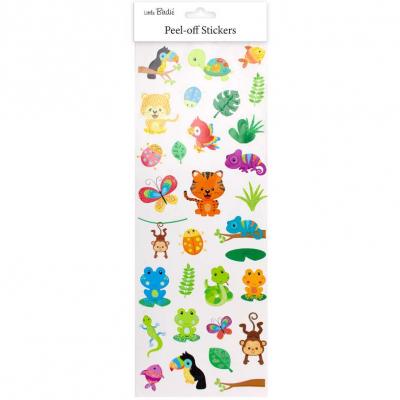 Little Birdie Peel Off Foil Stickers - Forest Animals