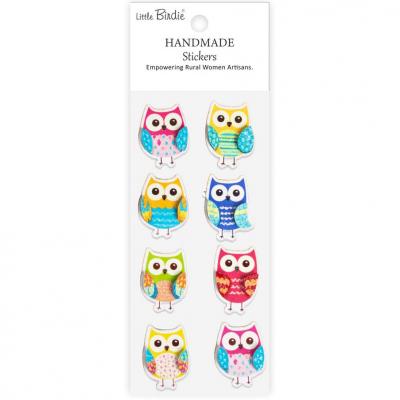 Little Birdie Handmade Stickers - Owl-Some