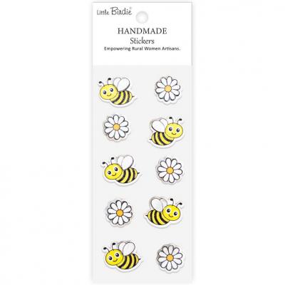 Little Birdie Handmade Stickers - Daisy Buzz
