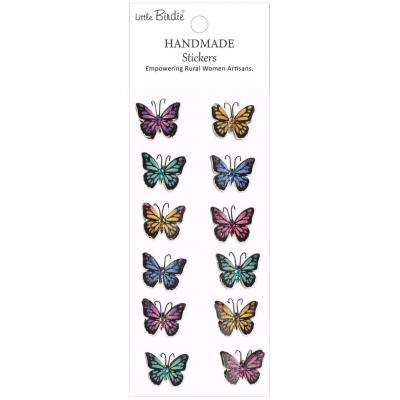Little Birdie Handmade Stickers - Butterfly Bling