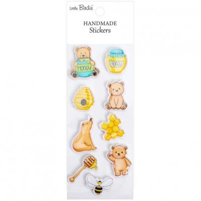 Little Birdie Handmade Resin Stickers - Honey Love