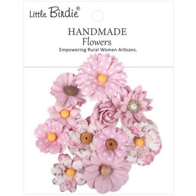 Little Birdie Handmade Printed Paper Flowers - Mira Pink Symphony