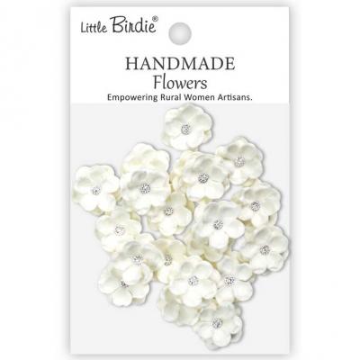 Little Birdie Handmade Flowers - Twinkle Ivory Pearl