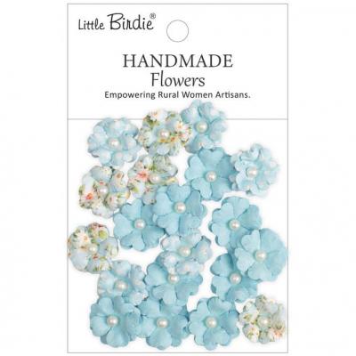 Little Birdie Handmade Flowers Lucile - Blue Symphony