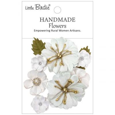 Little Birdie Handmade Flowers Liora - Frosty White
