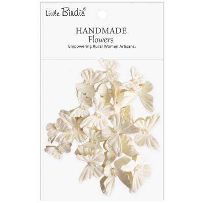 Little Birdie Handmade Flowers Dreamy Flutter - Ivory Pearl