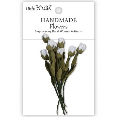 Little Birdie Handmade Flowers Cyrus - Frosty White