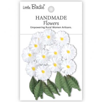 Little Birdie Handmade Flowers Cyra - Frosty White