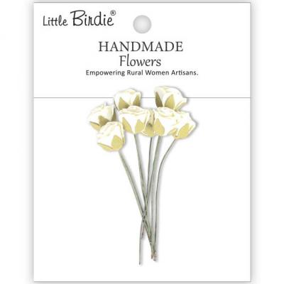 Little Birdie Handmade Flowers Charlie - Ivory Pearl
