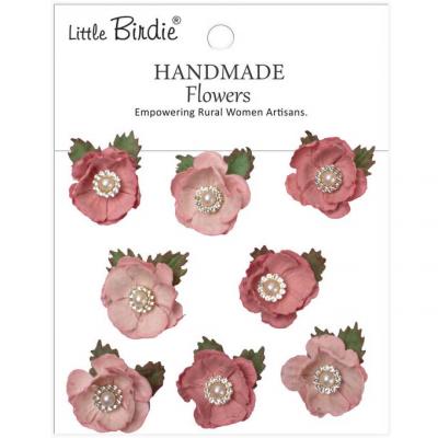Little Birdie Handmade Flowers Butter Cup - Pink Passion