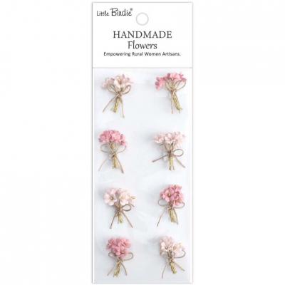 Little Birdie Handmade Flowers Bouquet - Pink Passion