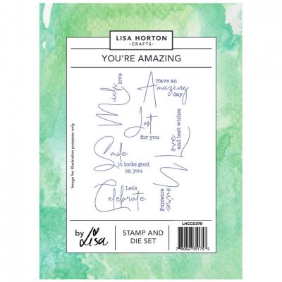 Lisa Horton Crafts Stams & Dies - You're Amazing