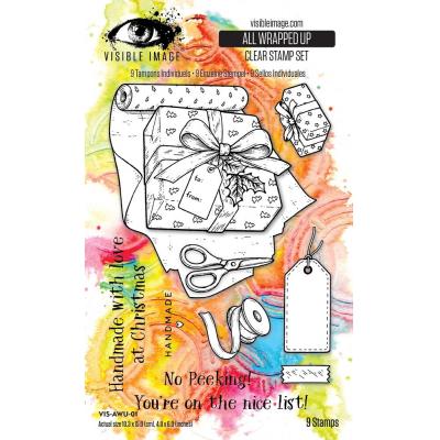 Visible Image Christmas Wrapped Up Stempel - All Wrapped Up