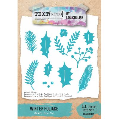 TEXT(ures) Winter In Bloom Craft Die - Winter Foliage