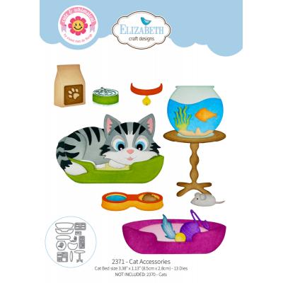 Elizabeth Craft Designs Meet The Cats Dies - Cat Accessories