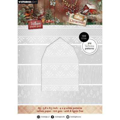 StudioLight Cottage Christmas - Vellum Paper Pad Backgrounds