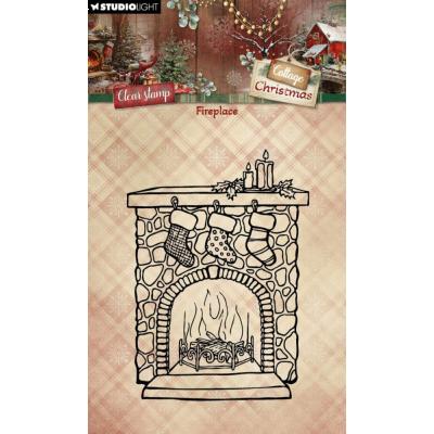 StudioLight Cottage Christmas Stempel - Fireplace