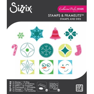 Sizzix Stamp & Dies - Around The Holidays
