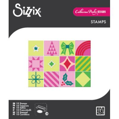 Sizzix Stempel - Holiday In The Square