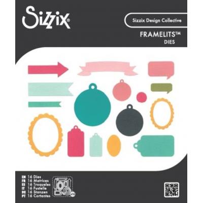 Sizzix Framelit Die Set - Banners, Tags & Labels