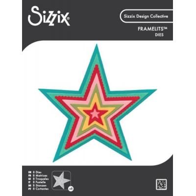 Sizzix Framelit Die Set - Stars