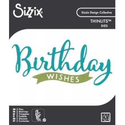 Sizzix Thinlits Die Set - Grand Happy Birthday