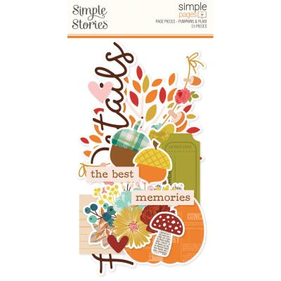 Simple Stories Pumpkins & Plaid - Simple Pages Pieces