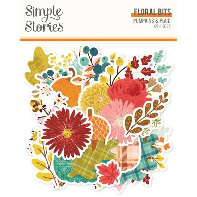 Simple Stories Pumpkins & Plaid - Floral Bits