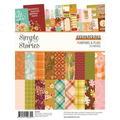 Simple Stories Pumpkins & Plaid - Paper Pad