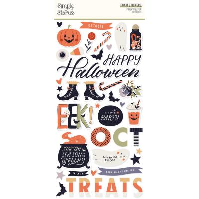 Simple Stories Frightful Fun - Foam Stickers