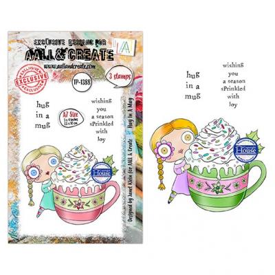 Aall and Create Season Of Sparkle Stempel - Hug In A Mug