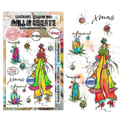 Aall and Create Dreaming Carols Stempel - Evergreen Dreamer