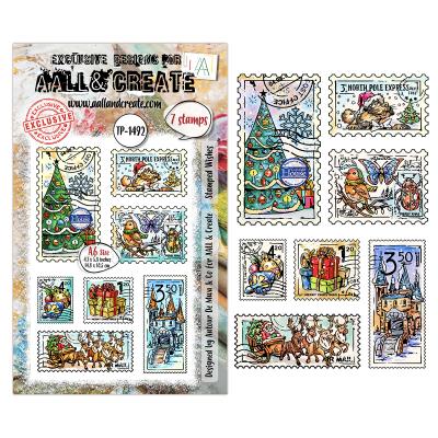 Aall and Create Postcards of Cheer Stempel - Stamped Wishes