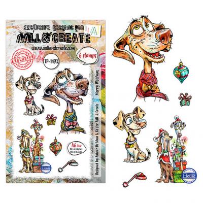 Aall and Create Festive Friends Stempel - Merry Woofmas