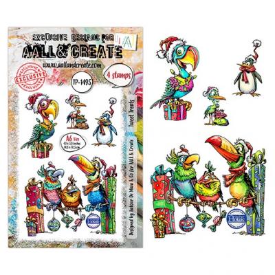 Aall and Create Festive Friends Stempel - Tweet Treats