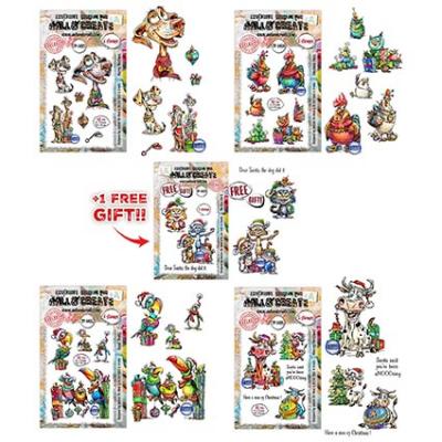 Aall and Create Festive Friends Stempel - Bundle