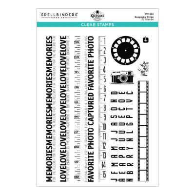 Spellbinders Turn The Page Stempel - Keepsake Strips
