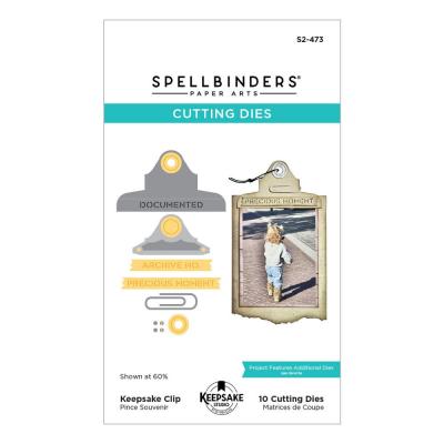Spellbinders Turn The Page Etched Dies - Keepsake Clip