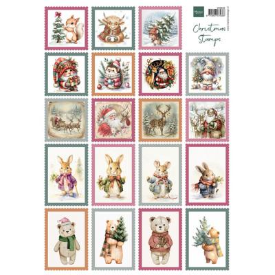 Marianne Design Decoupage Sheet - Christmas Stamps