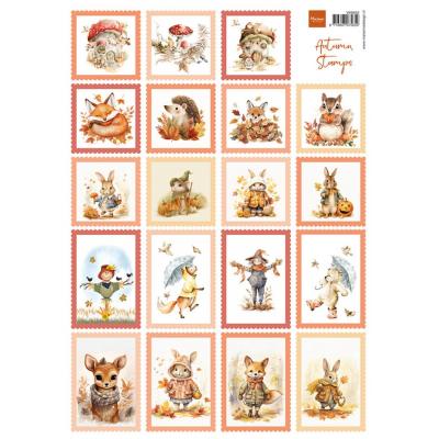 Marianne Design Decoupage Sheet - Autumn Stamps