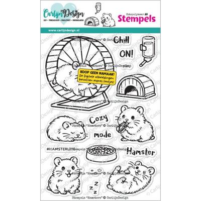 CarlijnDesign Stempel - Hamsters
