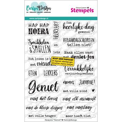 CarlijnDesign Stempel - Geniet (NL)