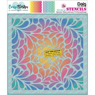 CarlijnDesign Stencils - Retro Patronen 2