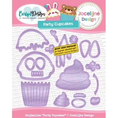 CarlijnDesign Dies - Party Cupcakes