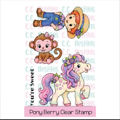 C.C. Designs Stempel - Pony Berry