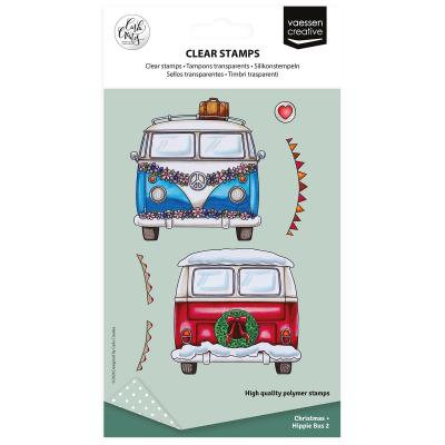 Vaessen Creative Carla Creates Stempel - Christmas Hippie Bus 2