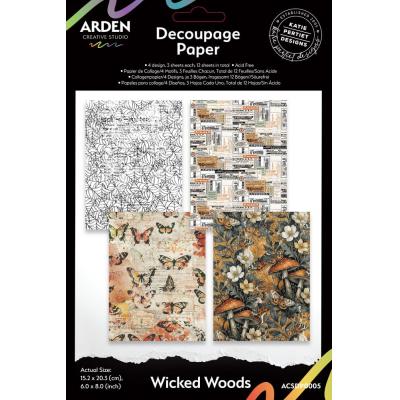 Arden Creative Studio Wicked Woods - Decoupage Paper