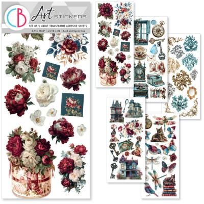 Ciao Bella Bohemian Burgundy - Art Stickers